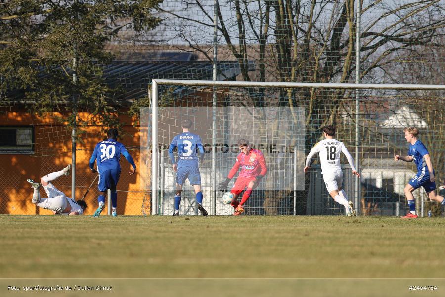 sport, action, SVA, SV Viktoria Aschaffenburg, Regionalliga Südwest, Regionalliga Bayern, Regional-FS, RP1, HFV, Fussball, FSV Frankfurt, FSV, Babenhausen-Langstadt, BFV, 08.02.2025 - Bild-ID: 2464734