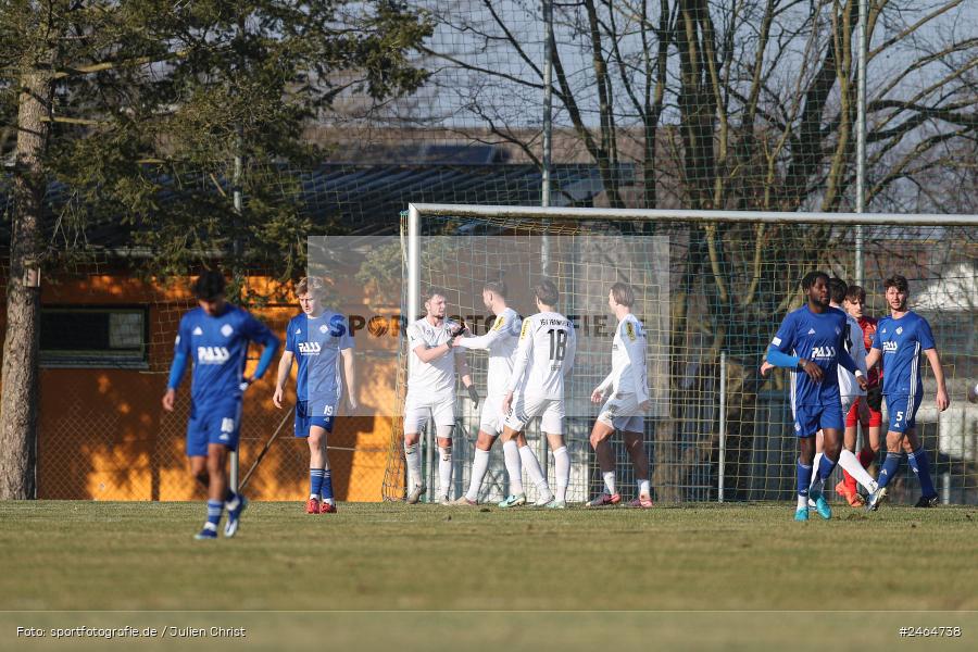 sport, action, SVA, SV Viktoria Aschaffenburg, Regionalliga Südwest, Regionalliga Bayern, Regional-FS, RP1, HFV, Fussball, FSV Frankfurt, FSV, Babenhausen-Langstadt, BFV, 08.02.2025 - Bild-ID: 2464738