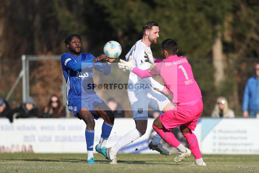sport, action, SVA, SV Viktoria Aschaffenburg, Regionalliga Südwest, Regionalliga Bayern, Regional-FS, RP1, HFV, Fussball, FSV Frankfurt, FSV, Babenhausen-Langstadt, BFV, 08.02.2025 - Bild-ID: 2464752 sport, action, SVA, SV Viktoria Aschaffenburg, Regionalliga Südwest, Regionalliga Bayern, Regional-FS, RP1, HFV, Fussball, FSV Frankfurt, FSV, Babenhausen-Langstadt, BFV, 08.02.2025 - Bild-ID: 2464752