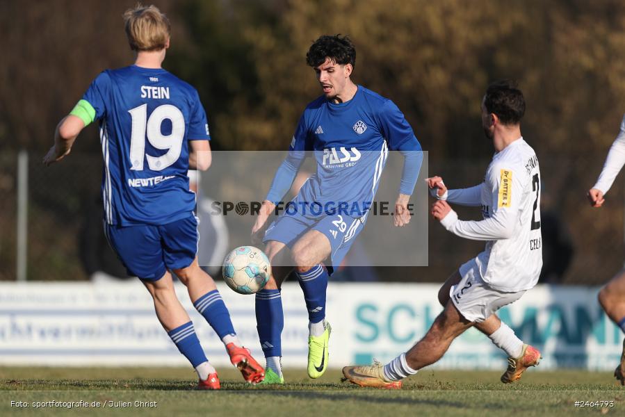 sport, action, SVA, SV Viktoria Aschaffenburg, Regionalliga Südwest, Regionalliga Bayern, Regional-FS, RP1, HFV, Fussball, FSV Frankfurt, FSV, Babenhausen-Langstadt, BFV, 08.02.2025 - Bild-ID: 2464793