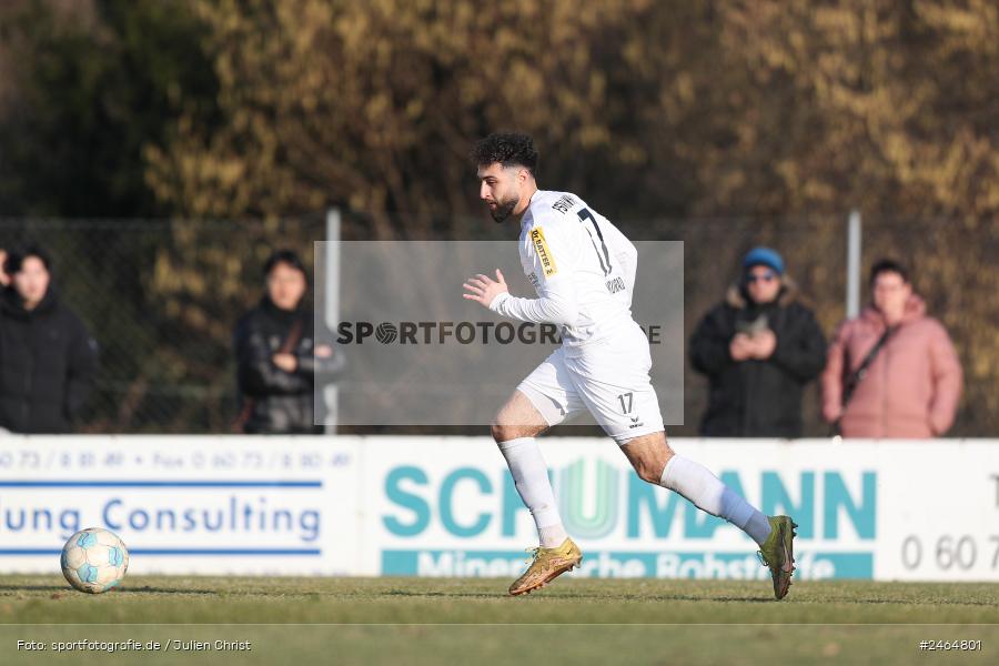sport, action, SVA, SV Viktoria Aschaffenburg, Regionalliga Südwest, Regionalliga Bayern, Regional-FS, RP1, HFV, Fussball, FSV Frankfurt, FSV, Babenhausen-Langstadt, BFV, 08.02.2025 - Bild-ID: 2464801