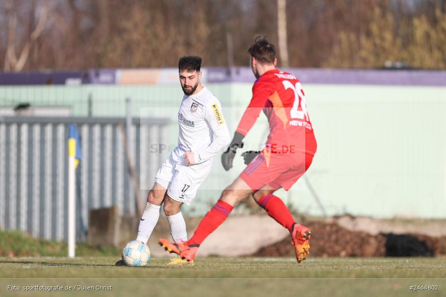 sport, action, SVA, SV Viktoria Aschaffenburg, Regionalliga Südwest, Regionalliga Bayern, Regional-FS, RP1, HFV, Fussball, FSV Frankfurt, FSV, Babenhausen-Langstadt, BFV, 08.02.2025 - Bild-ID: 2464802