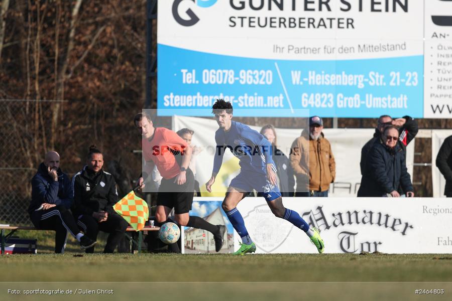 sport, action, SVA, SV Viktoria Aschaffenburg, Regionalliga Südwest, Regionalliga Bayern, Regional-FS, RP1, HFV, Fussball, FSV Frankfurt, FSV, Babenhausen-Langstadt, BFV, 08.02.2025 - Bild-ID: 2464803