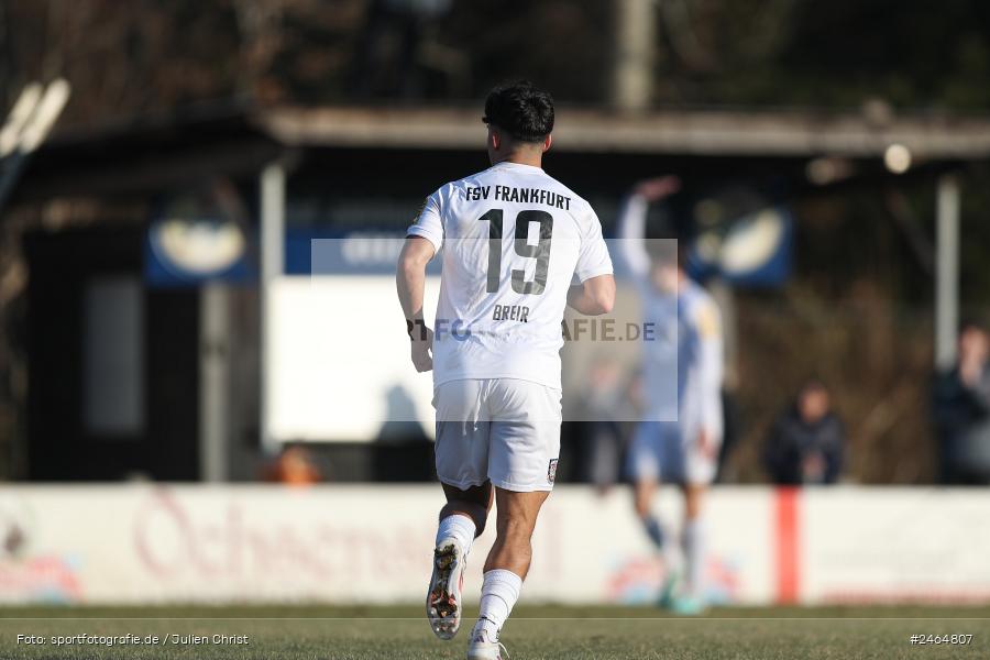 sport, action, SVA, SV Viktoria Aschaffenburg, Regionalliga Südwest, Regionalliga Bayern, Regional-FS, RP1, HFV, Fussball, FSV Frankfurt, FSV, Babenhausen-Langstadt, BFV, 08.02.2025 - Bild-ID: 2464807