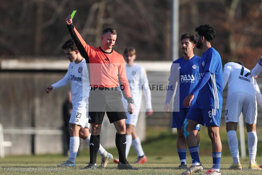 sport, action, SVA, SV Viktoria Aschaffenburg, Regionalliga Südwest, Regionalliga Bayern, Regional-FS, RP1, HFV, Fussball, FSV Frankfurt, FSV, Babenhausen-Langstadt, BFV, 08.02.2025 - Bild-ID: 2464829