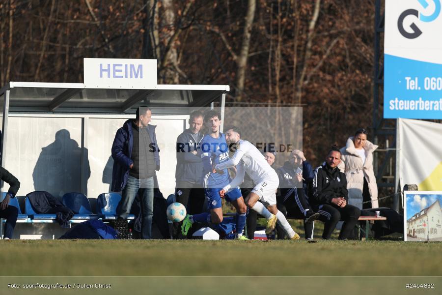 sport, action, SVA, SV Viktoria Aschaffenburg, Regionalliga Südwest, Regionalliga Bayern, Regional-FS, RP1, HFV, Fussball, FSV Frankfurt, FSV, Babenhausen-Langstadt, BFV, 08.02.2025 - Bild-ID: 2464832