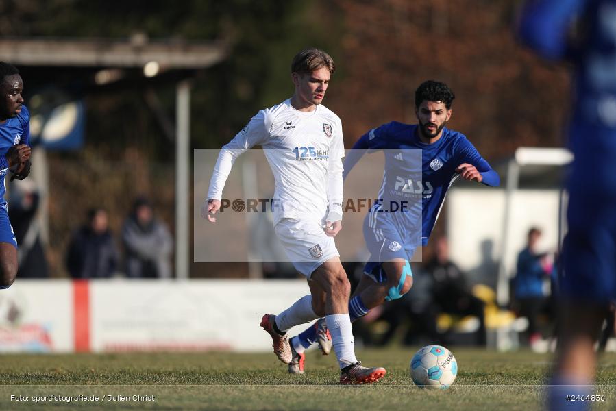 sport, action, SVA, SV Viktoria Aschaffenburg, Regionalliga Südwest, Regionalliga Bayern, Regional-FS, RP1, HFV, Fussball, FSV Frankfurt, FSV, Babenhausen-Langstadt, BFV, 08.02.2025 - Bild-ID: 2464836
