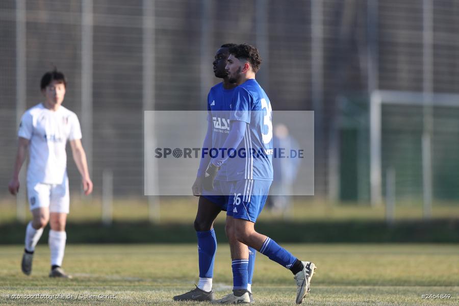 sport, action, SVA, SV Viktoria Aschaffenburg, Regionalliga Südwest, Regionalliga Bayern, Regional-FS, RP1, HFV, Fussball, FSV Frankfurt, FSV, Babenhausen-Langstadt, BFV, 08.02.2025 - Bild-ID: 2464849