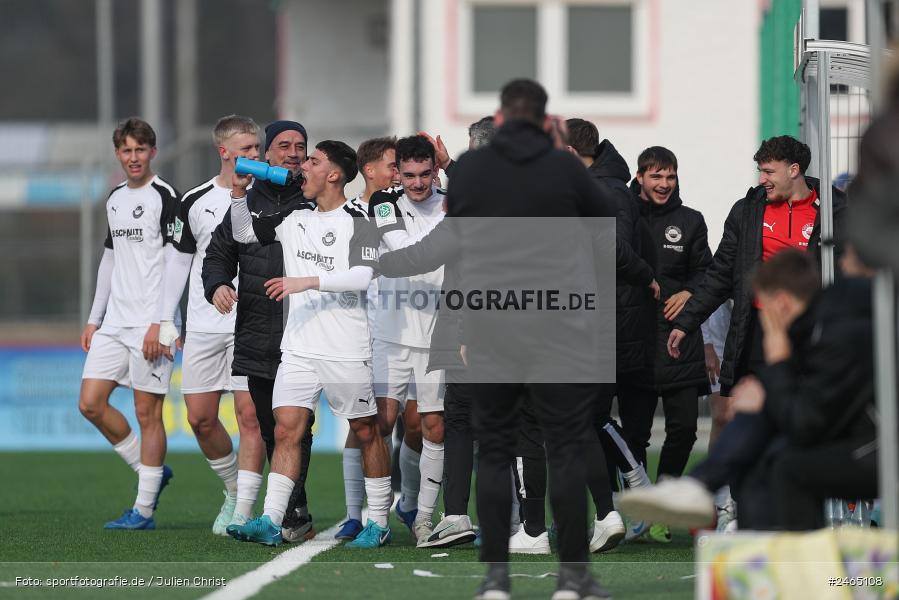 sport, action, U19 DFB-Nachwuchsliga, SVR, SV Rot-Weiss Walldorf, Mörfelden-Walldorf, Liga B, KR1, Hauptrunde, Gruppe C, Fussball, FCS, DFB, 1. FC Schweinfurt 1905, 09.02.2025 - Bild-ID: 2465108 sport, action, U19 DFB-Nachwuchsliga, SVR, SV Rot-Weiss Walldorf, Mörfelden-Walldorf, Liga B, KR1, Hauptrunde, Gruppe C, Fussball, FCS, DFB, 1. FC Schweinfurt 1905, 09.02.2025 - Bild-ID: 2465108