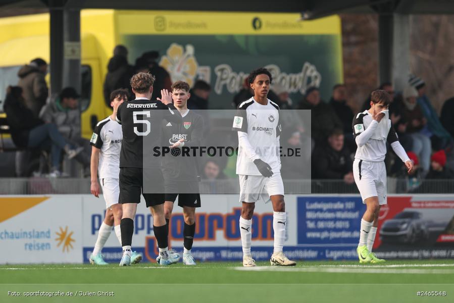 sport, action, U19 DFB-Nachwuchsliga, SVR, SV Rot-Weiss Walldorf, Mörfelden-Walldorf, Liga B, KR1, Hauptrunde, Gruppe C, Fussball, FCS, DFB, 1. FC Schweinfurt 1905, 09.02.2025 - Bild-ID: 2465548 sport, action, U19 DFB-Nachwuchsliga, SVR, SV Rot-Weiss Walldorf, Mörfelden-Walldorf, Liga B, KR1, Hauptrunde, Gruppe C, Fussball, FCS, DFB, 1. FC Schweinfurt 1905, 09.02.2025 - Bild-ID: 2465548