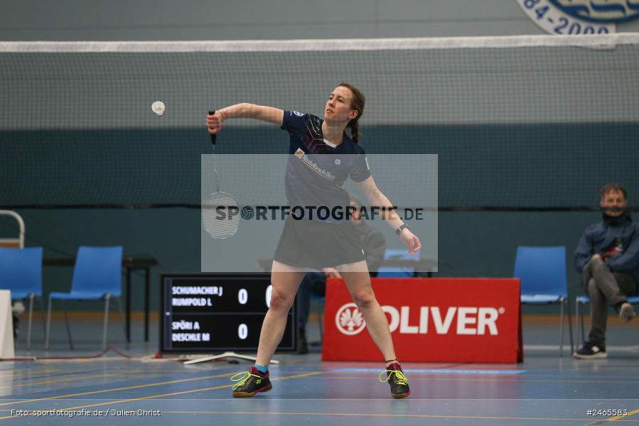 Hans-Wilhelm-Renkhoff-Halle, Marktheidenfeld, 09.02.2025, sport, action, TSV Geretsried, TV Marktheidenfeld, 2. Badminton-Bundesliga, Badminton - Bild-ID: 2465583 Hans-Wilhelm-Renkhoff-Halle, Marktheidenfeld, 09.02.2025, sport, action, TSV Geretsried, TV Marktheidenfeld, 2. Badminton-Bundesliga, Badminton - Bild-ID: 2465583