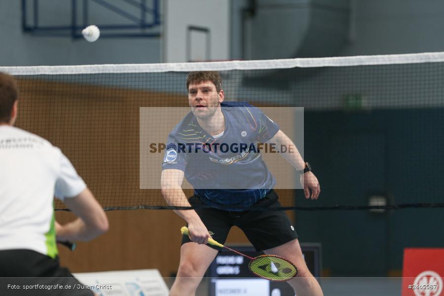 Hans-Wilhelm-Renkhoff-Halle, Marktheidenfeld, 09.02.2025, sport, action, TSV Geretsried, TV Marktheidenfeld, 2. Badminton-Bundesliga, Badminton - Bild-ID: 2465587