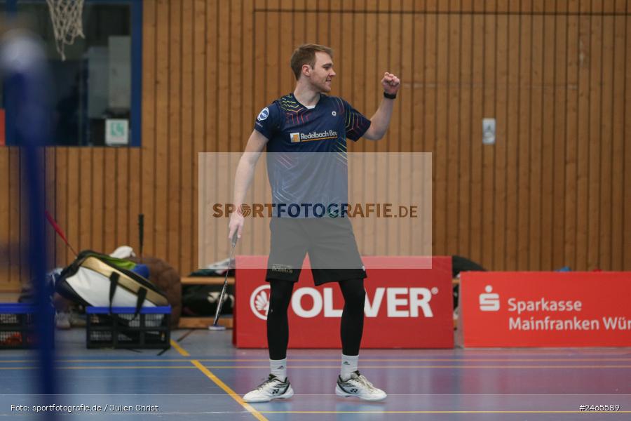 Hans-Wilhelm-Renkhoff-Halle, Marktheidenfeld, 09.02.2025, sport, action, TSV Geretsried, TV Marktheidenfeld, 2. Badminton-Bundesliga, Badminton - Bild-ID: 2465589 Hans-Wilhelm-Renkhoff-Halle, Marktheidenfeld, 09.02.2025, sport, action, TSV Geretsried, TV Marktheidenfeld, 2. Badminton-Bundesliga, Badminton - Bild-ID: 2465589