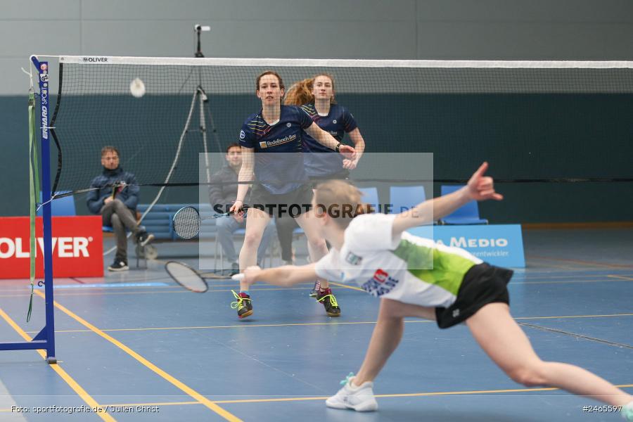 Hans-Wilhelm-Renkhoff-Halle, Marktheidenfeld, 09.02.2025, sport, action, TSV Geretsried, TV Marktheidenfeld, 2. Badminton-Bundesliga, Badminton - Bild-ID: 2465597