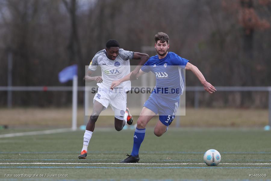 Sportanlage am Schönbusch, Aschaffenburg, 15.02.2025, sport, action, HFV, BFV, Fussball, Hessenliga, Regionalliga Bayern, FCB, SVA, FC Bayern Alzenau, SV Viktoria Aschaffenburg - Bild-ID: 2465608 Sportanlage am Schönbusch, Aschaffenburg, 15.02.2025, sport, action, HFV, BFV, Fussball, Hessenliga, Regionalliga Bayern, FCB, SVA, FC Bayern Alzenau, SV Viktoria Aschaffenburg - Bild-ID: 2465608