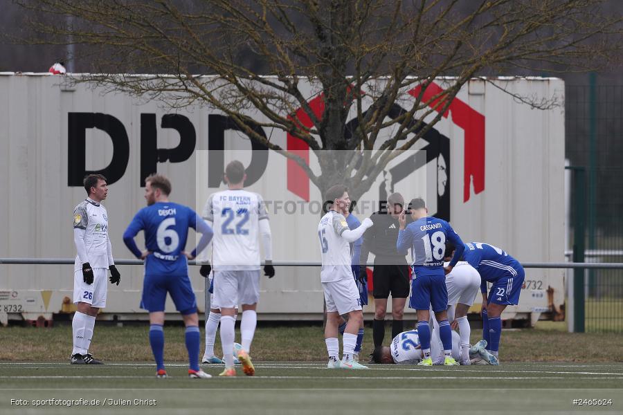 Sportanlage am Schönbusch, Aschaffenburg, 15.02.2025, sport, action, HFV, BFV, Fussball, Hessenliga, Regionalliga Bayern, FCB, SVA, FC Bayern Alzenau, SV Viktoria Aschaffenburg - Bild-ID: 2465624 Sportanlage am Schönbusch, Aschaffenburg, 15.02.2025, sport, action, HFV, BFV, Fussball, Hessenliga, Regionalliga Bayern, FCB, SVA, FC Bayern Alzenau, SV Viktoria Aschaffenburg - Bild-ID: 2465624