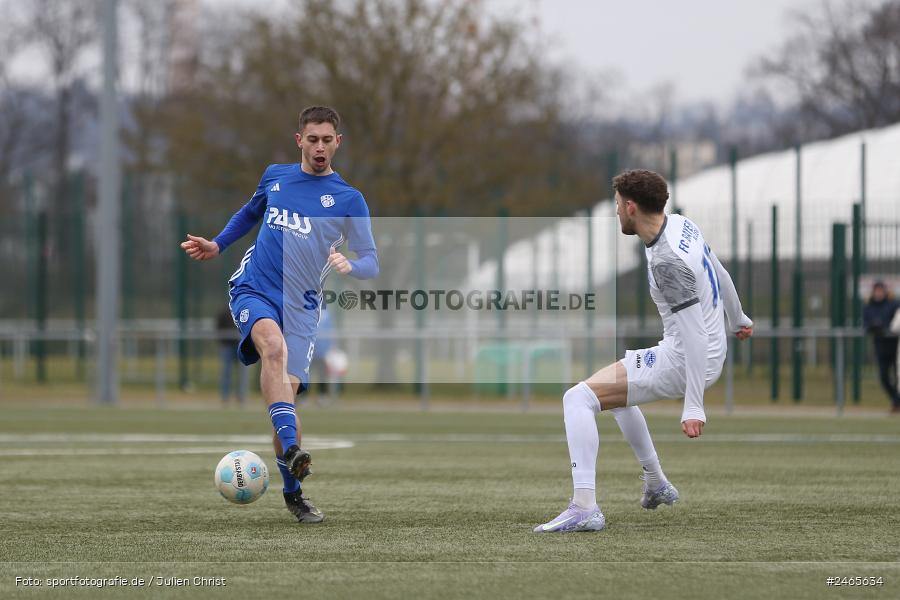 Sportanlage am Schönbusch, Aschaffenburg, 15.02.2025, sport, action, HFV, BFV, Fussball, Hessenliga, Regionalliga Bayern, FCB, SVA, FC Bayern Alzenau, SV Viktoria Aschaffenburg - Bild-ID: 2465634