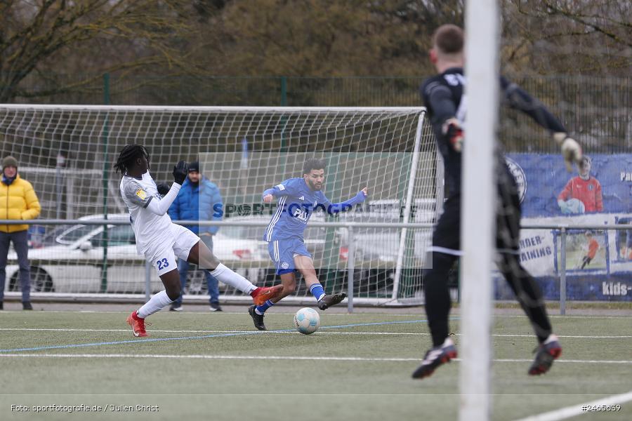 Sportanlage am Schönbusch, Aschaffenburg, 15.02.2025, sport, action, HFV, BFV, Fussball, Hessenliga, Regionalliga Bayern, FCB, SVA, FC Bayern Alzenau, SV Viktoria Aschaffenburg - Bild-ID: 2465639