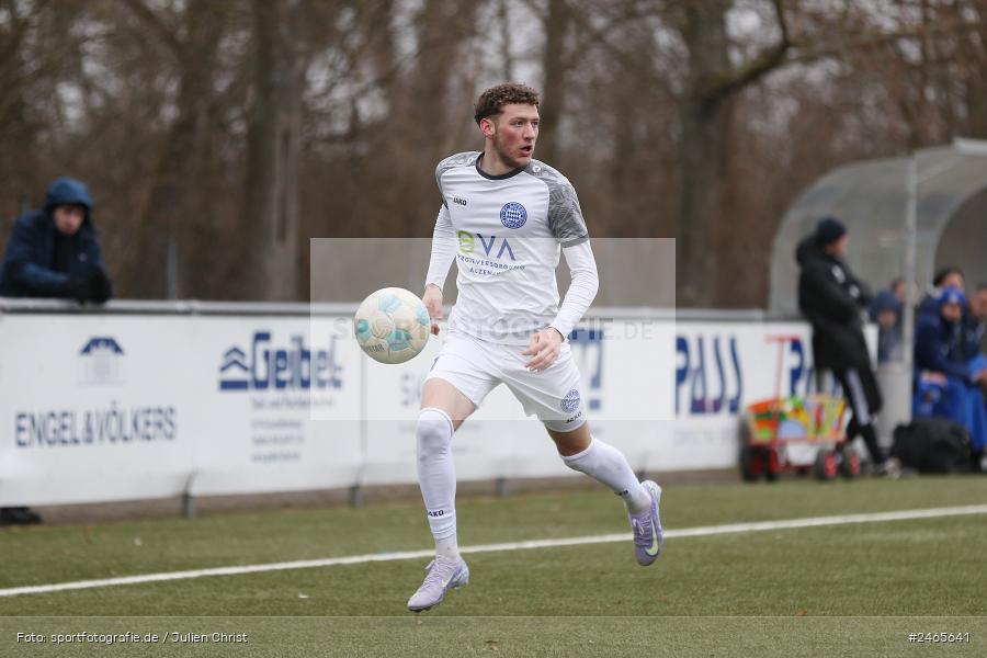 Sportanlage am Schönbusch, Aschaffenburg, 15.02.2025, sport, action, HFV, BFV, Fussball, Hessenliga, Regionalliga Bayern, FCB, SVA, FC Bayern Alzenau, SV Viktoria Aschaffenburg - Bild-ID: 2465641