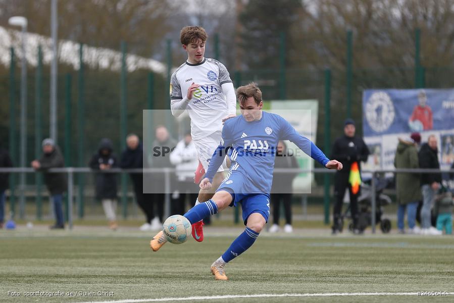 Sportanlage am Schönbusch, Aschaffenburg, 15.02.2025, sport, action, HFV, BFV, Fussball, Hessenliga, Regionalliga Bayern, FCB, SVA, FC Bayern Alzenau, SV Viktoria Aschaffenburg - Bild-ID: 2465644
