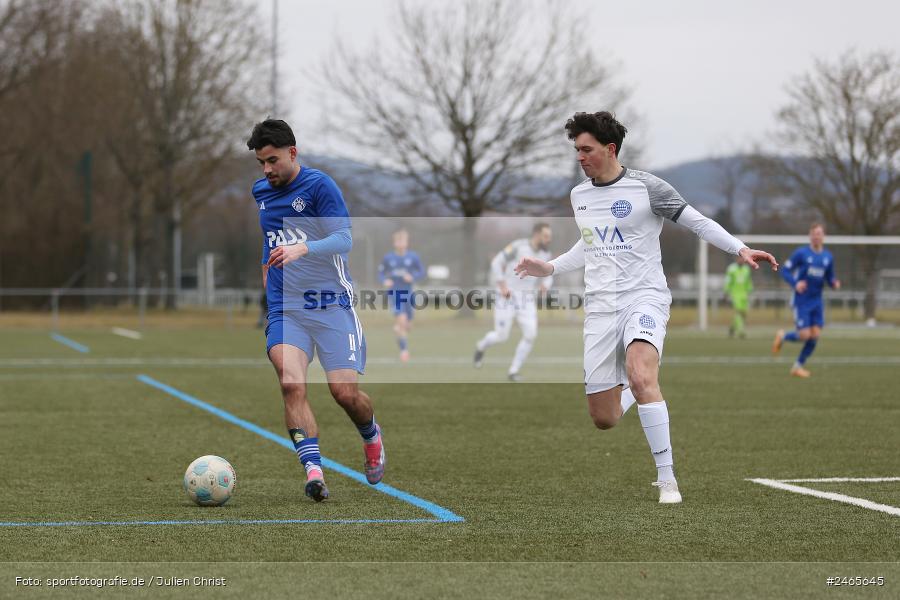 Sportanlage am Schönbusch, Aschaffenburg, 15.02.2025, sport, action, HFV, BFV, Fussball, Hessenliga, Regionalliga Bayern, FCB, SVA, FC Bayern Alzenau, SV Viktoria Aschaffenburg - Bild-ID: 2465645