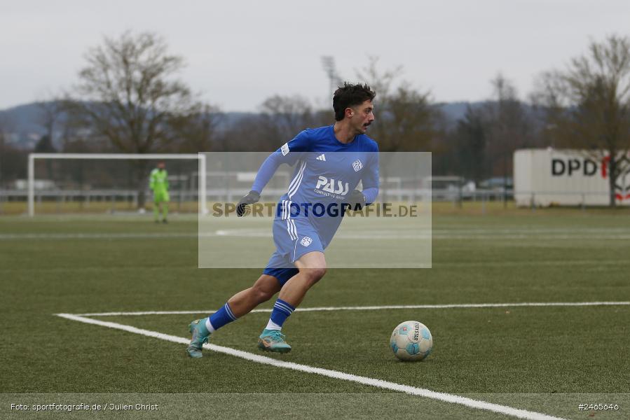 Sportanlage am Schönbusch, Aschaffenburg, 15.02.2025, sport, action, HFV, BFV, Fussball, Hessenliga, Regionalliga Bayern, FCB, SVA, FC Bayern Alzenau, SV Viktoria Aschaffenburg - Bild-ID: 2465646
