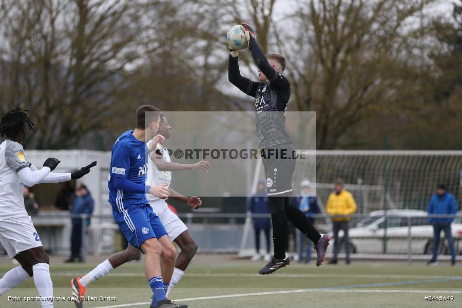 Sportanlage am Schönbusch, Aschaffenburg, 15.02.2025, sport, action, HFV, BFV, Fussball, Hessenliga, Regionalliga Bayern, FCB, SVA, FC Bayern Alzenau, SV Viktoria Aschaffenburg - Bild-ID: 2465649