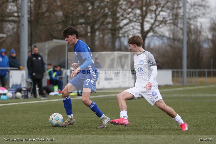 Sportanlage am Schönbusch, Aschaffenburg, 15.02.2025, sport, action, HFV, BFV, Fussball, Hessenliga, Regionalliga Bayern, FCB, SVA, FC Bayern Alzenau, SV Viktoria Aschaffenburg - Bild-ID: 2465651