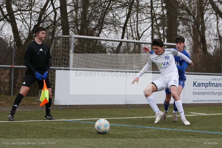 Sportanlage am Schönbusch, Aschaffenburg, 15.02.2025, sport, action, HFV, BFV, Fussball, Hessenliga, Regionalliga Bayern, FCB, SVA, FC Bayern Alzenau, SV Viktoria Aschaffenburg - Bild-ID: 2465654