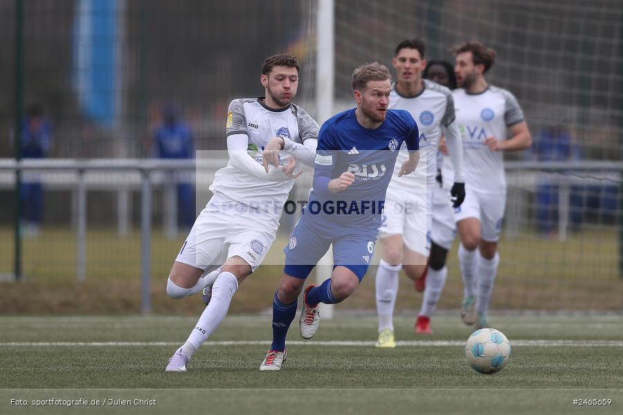 Sportanlage am Schönbusch, Aschaffenburg, 15.02.2025, sport, action, HFV, BFV, Fussball, Hessenliga, Regionalliga Bayern, FCB, SVA, FC Bayern Alzenau, SV Viktoria Aschaffenburg - Bild-ID: 2465659
