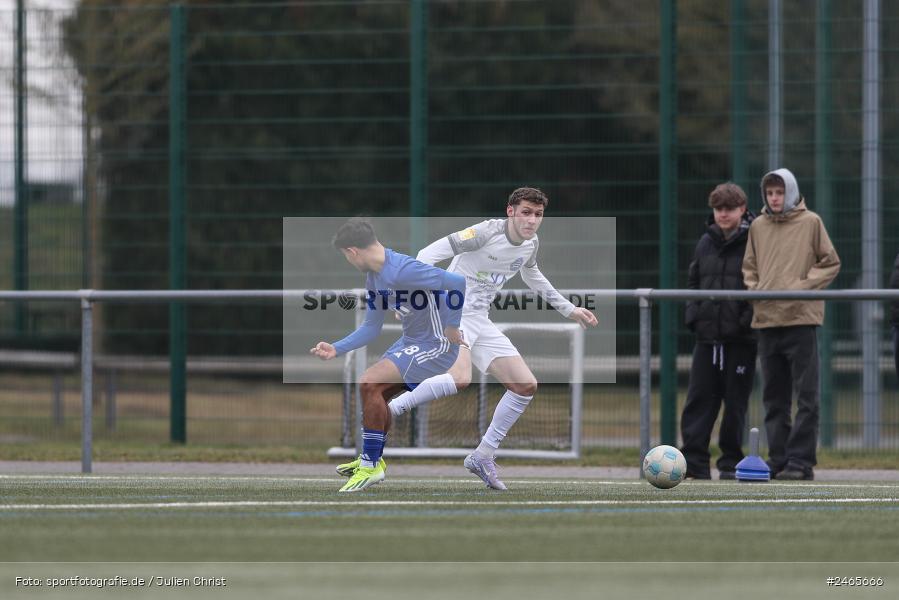 sport, action, Sportanlage am Schönbusch, SVA, SV Viktoria Aschaffenburg, Regionalliga Bayern, Hessenliga, HFV, Fussball, FCB, FC Bayern Alzenau, BFV, Aschaffenburg, 15.02.2025 - Bild-ID: 2465666
