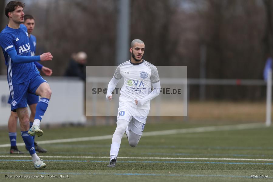 sport, action, Sportanlage am Schönbusch, SVA, SV Viktoria Aschaffenburg, Regionalliga Bayern, Hessenliga, HFV, Fussball, FCB, FC Bayern Alzenau, BFV, Aschaffenburg, 15.02.2025 - Bild-ID: 2465684