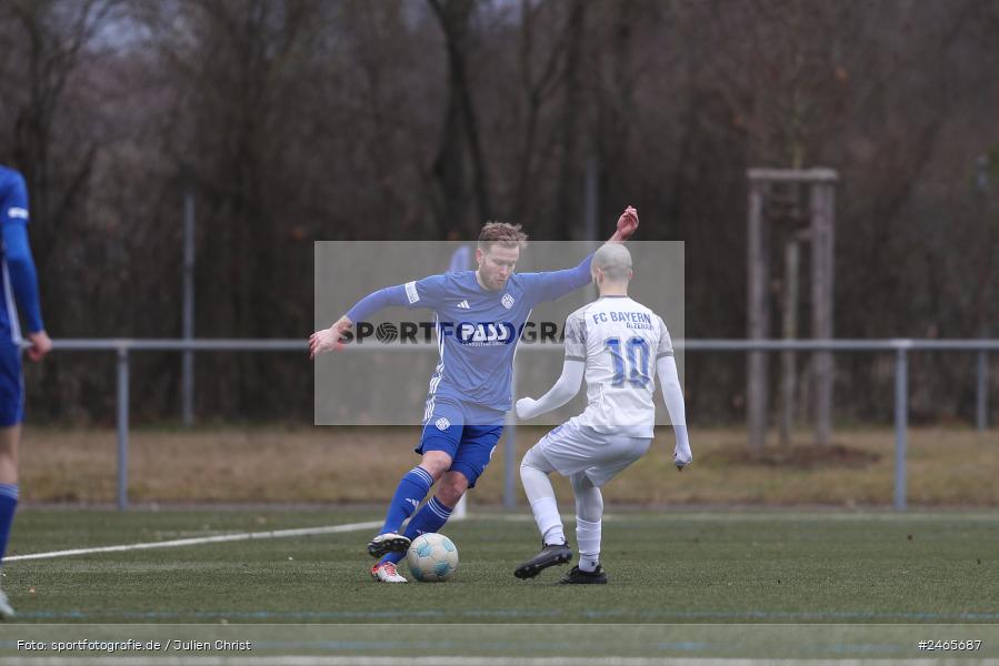 sport, action, Sportanlage am Schönbusch, SVA, SV Viktoria Aschaffenburg, Regionalliga Bayern, Hessenliga, HFV, Fussball, FCB, FC Bayern Alzenau, BFV, Aschaffenburg, 15.02.2025 - Bild-ID: 2465687