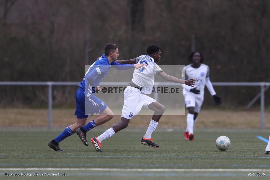 sport, action, Sportanlage am Schönbusch, SVA, SV Viktoria Aschaffenburg, Regionalliga Bayern, Hessenliga, HFV, Fussball, FCB, FC Bayern Alzenau, BFV, Aschaffenburg, 15.02.2025 - Bild-ID: 2465689