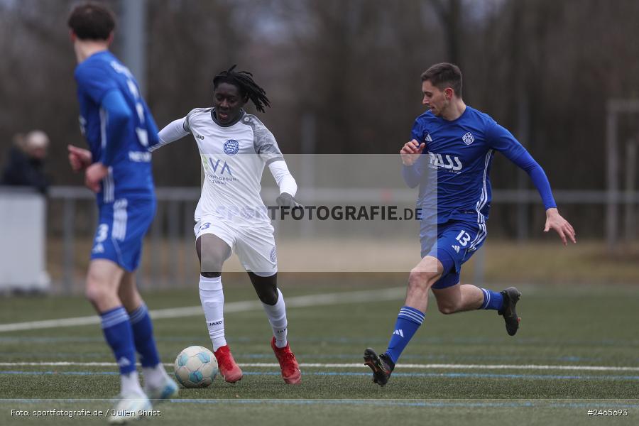 sport, action, Sportanlage am Schönbusch, SVA, SV Viktoria Aschaffenburg, Regionalliga Bayern, Hessenliga, HFV, Fussball, FCB, FC Bayern Alzenau, BFV, Aschaffenburg, 15.02.2025 - Bild-ID: 2465693