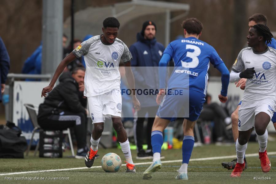 sport, action, Sportanlage am Schönbusch, SVA, SV Viktoria Aschaffenburg, Regionalliga Bayern, Hessenliga, HFV, Fussball, FCB, FC Bayern Alzenau, BFV, Aschaffenburg, 15.02.2025 - Bild-ID: 2465694