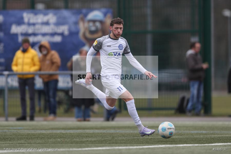 sport, action, Sportanlage am Schönbusch, SVA, SV Viktoria Aschaffenburg, Regionalliga Bayern, Hessenliga, HFV, Fussball, FCB, FC Bayern Alzenau, BFV, Aschaffenburg, 15.02.2025 - Bild-ID: 2465737 sport, action, Sportanlage am Schönbusch, SVA, SV Viktoria Aschaffenburg, Regionalliga Bayern, Hessenliga, HFV, Fussball, FCB, FC Bayern Alzenau, BFV, Aschaffenburg, 15.02.2025 - Bild-ID: 2465737