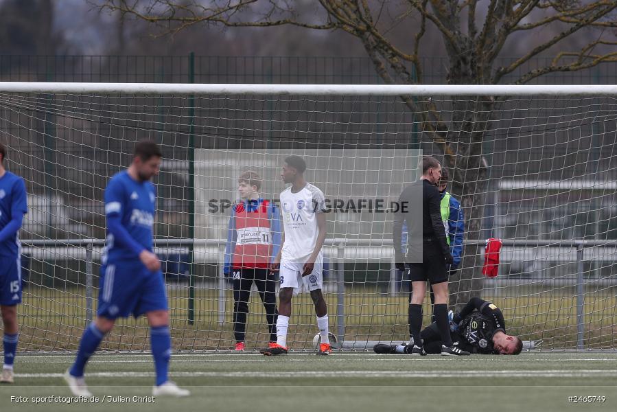 sport, action, Sportanlage am Schönbusch, SVA, SV Viktoria Aschaffenburg, Regionalliga Bayern, Hessenliga, HFV, Fussball, FCB, FC Bayern Alzenau, BFV, Aschaffenburg, 15.02.2025 - Bild-ID: 2465749