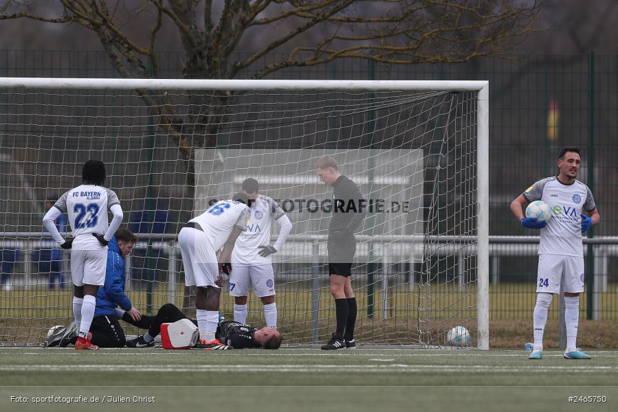 sport, action, Sportanlage am Schönbusch, SVA, SV Viktoria Aschaffenburg, Regionalliga Bayern, Hessenliga, HFV, Fussball, FCB, FC Bayern Alzenau, BFV, Aschaffenburg, 15.02.2025 - Bild-ID: 2465750