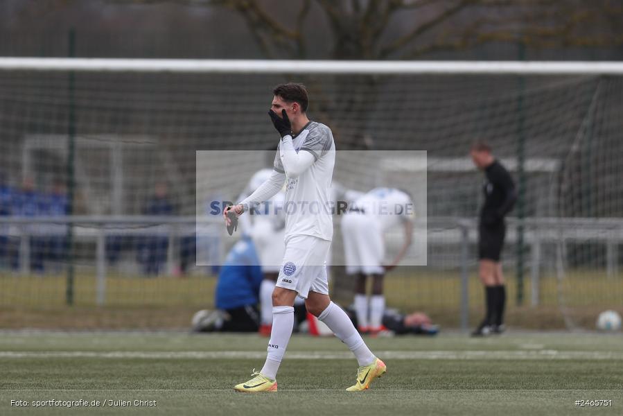 sport, action, Sportanlage am Schönbusch, SVA, SV Viktoria Aschaffenburg, Regionalliga Bayern, Hessenliga, HFV, Fussball, FCB, FC Bayern Alzenau, BFV, Aschaffenburg, 15.02.2025 - Bild-ID: 2465751