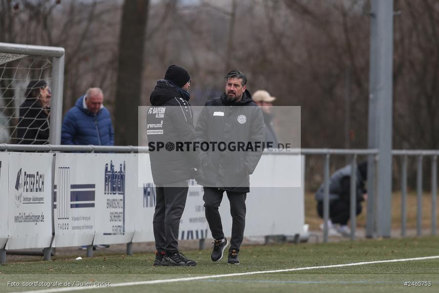 sport, action, Sportanlage am Schönbusch, SVA, SV Viktoria Aschaffenburg, Regionalliga Bayern, Hessenliga, HFV, Fussball, FCB, FC Bayern Alzenau, BFV, Aschaffenburg, 15.02.2025 - Bild-ID: 2465753