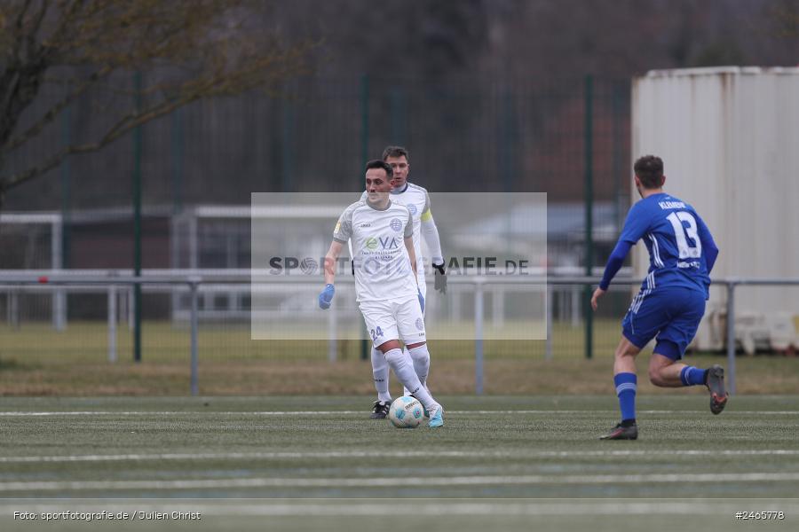 sport, action, Sportanlage am Schönbusch, SVA, SV Viktoria Aschaffenburg, Regionalliga Bayern, Hessenliga, HFV, Fussball, FCB, FC Bayern Alzenau, BFV, Aschaffenburg, 15.02.2025 - Bild-ID: 2465778