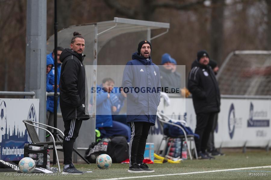 sport, action, Sportanlage am Schönbusch, SVA, SV Viktoria Aschaffenburg, Regionalliga Bayern, Hessenliga, HFV, Fussball, FCB, FC Bayern Alzenau, BFV, Aschaffenburg, 15.02.2025 - Bild-ID: 2465786