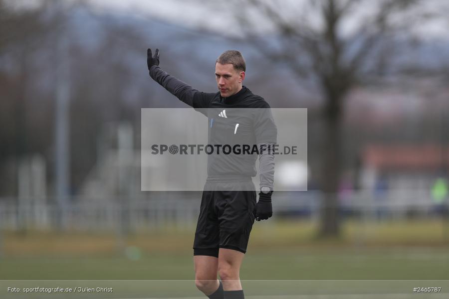 sport, action, Sportanlage am Schönbusch, SVA, SV Viktoria Aschaffenburg, Regionalliga Bayern, Hessenliga, HFV, Fussball, FCB, FC Bayern Alzenau, BFV, Aschaffenburg, 15.02.2025 - Bild-ID: 2465787