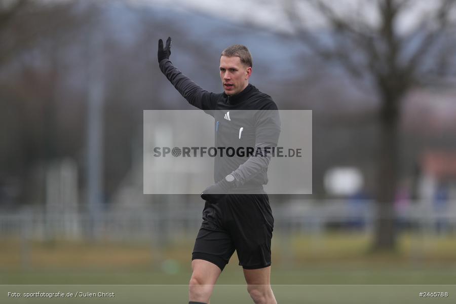 sport, action, Sportanlage am Schönbusch, SVA, SV Viktoria Aschaffenburg, Regionalliga Bayern, Hessenliga, HFV, Fussball, FCB, FC Bayern Alzenau, BFV, Aschaffenburg, 15.02.2025 - Bild-ID: 2465788