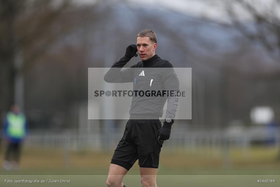 sport, action, Sportanlage am Schönbusch, SVA, SV Viktoria Aschaffenburg, Regionalliga Bayern, Hessenliga, HFV, Fussball, FCB, FC Bayern Alzenau, BFV, Aschaffenburg, 15.02.2025 - Bild-ID: 2465789