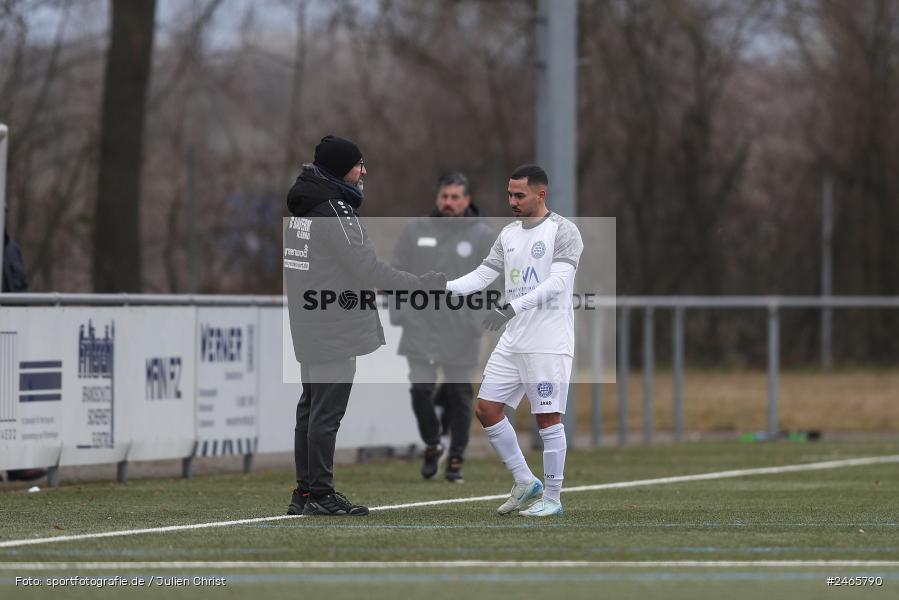 sport, action, Sportanlage am Schönbusch, SVA, SV Viktoria Aschaffenburg, Regionalliga Bayern, Hessenliga, HFV, Fussball, FCB, FC Bayern Alzenau, BFV, Aschaffenburg, 15.02.2025 - Bild-ID: 2465790