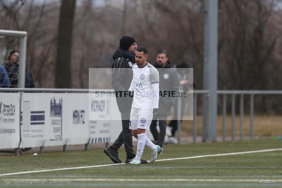 sport, action, Sportanlage am Schönbusch, SVA, SV Viktoria Aschaffenburg, Regionalliga Bayern, Hessenliga, HFV, Fussball, FCB, FC Bayern Alzenau, BFV, Aschaffenburg, 15.02.2025 - Bild-ID: 2465792