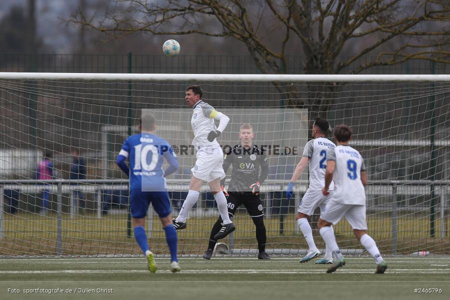 sport, action, Sportanlage am Schönbusch, SVA, SV Viktoria Aschaffenburg, Regionalliga Bayern, Hessenliga, HFV, Fussball, FCB, FC Bayern Alzenau, BFV, Aschaffenburg, 15.02.2025 - Bild-ID: 2465796