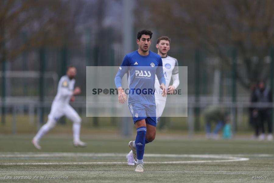 sport, action, Sportanlage am Schönbusch, SVA, SV Viktoria Aschaffenburg, Regionalliga Bayern, Hessenliga, HFV, Fussball, FCB, FC Bayern Alzenau, BFV, Aschaffenburg, 15.02.2025 - Bild-ID: 2465797